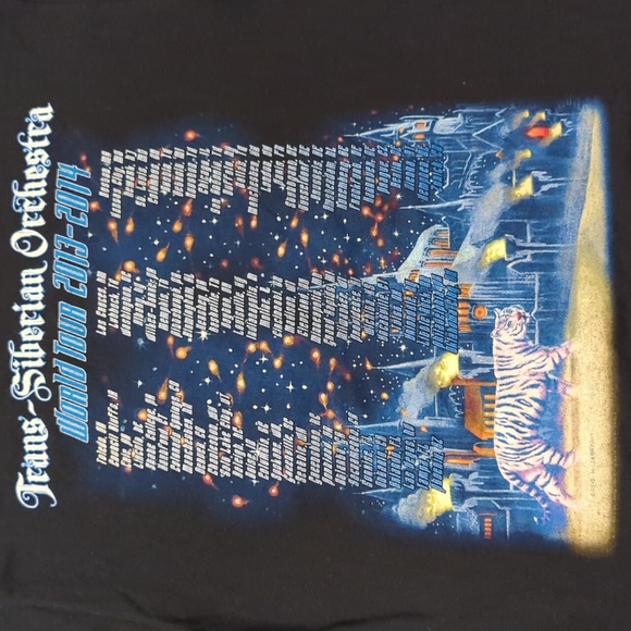 Trans-Siberian Orchestra 2013-2014 Tour Shirt - Picture 5 of 6